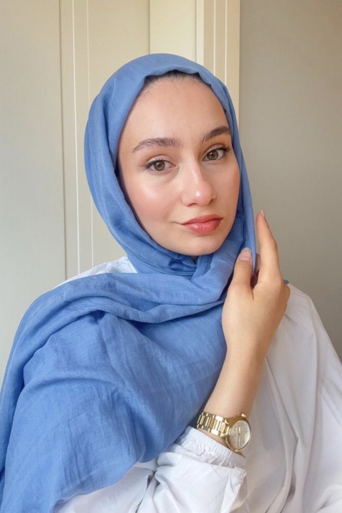 Nova Comfort Şal Gökyüzü Mavisi